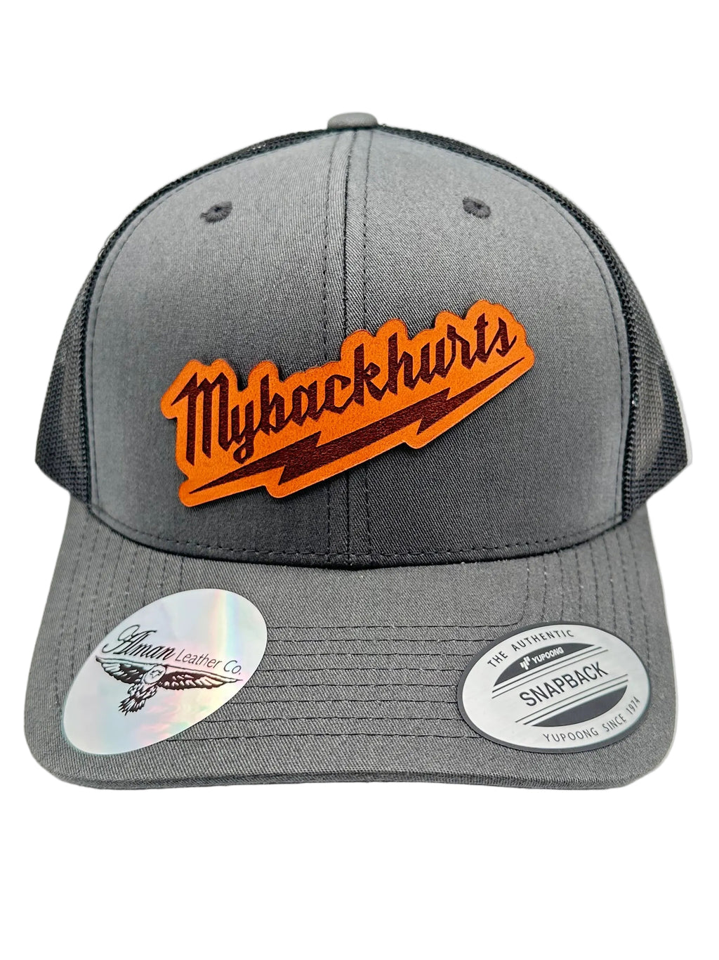 "My Back Hurts" Premium Trucker Hat