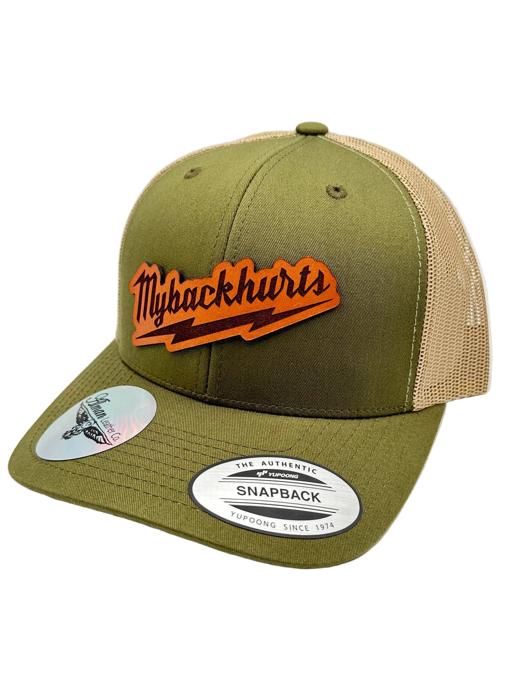"My Back Hurts" Premium Trucker Hat