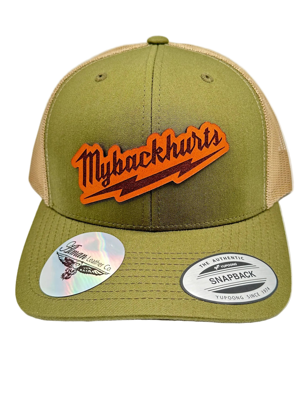 "My Back Hurts" Premium Trucker Hat