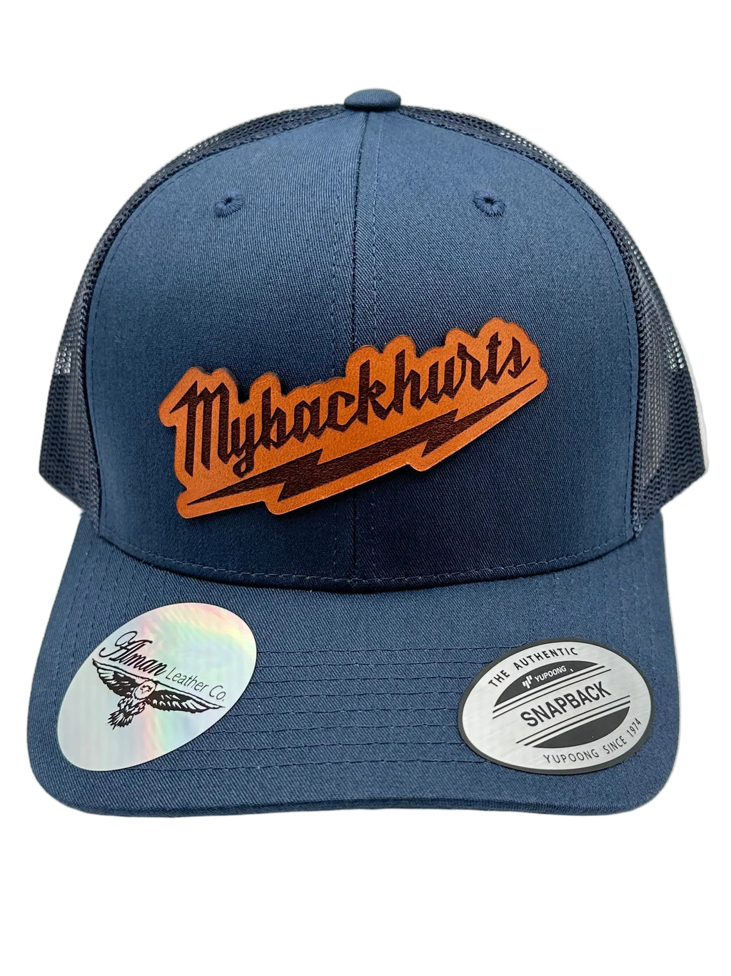 "My Back Hurts" Premium Trucker Hat