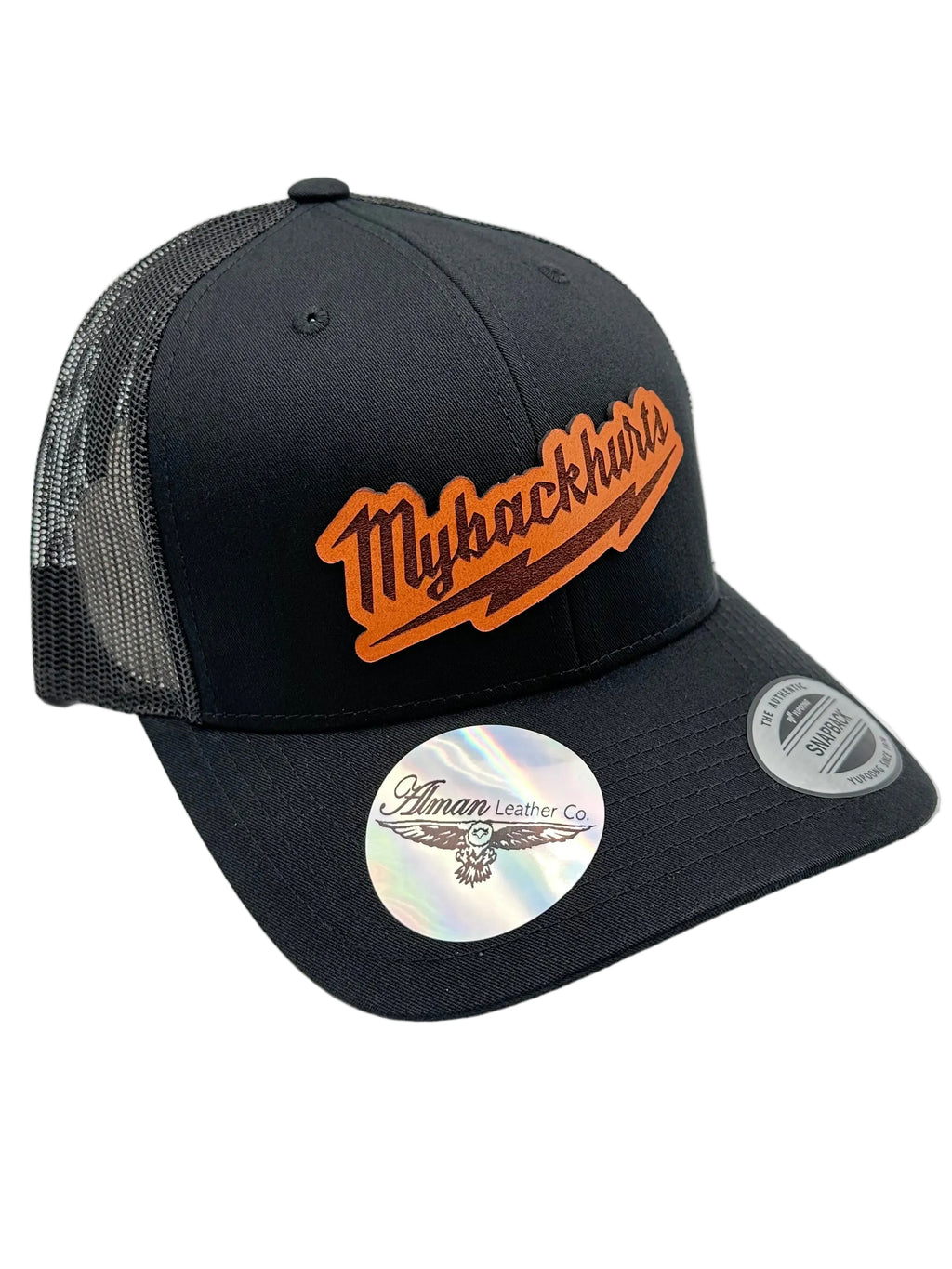 "My Back Hurts" Premium Trucker Hat