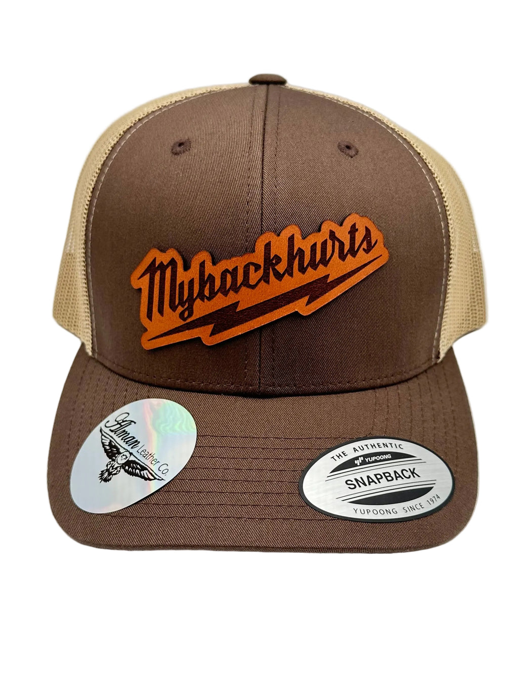 "My Back Hurts" Premium Trucker Hat