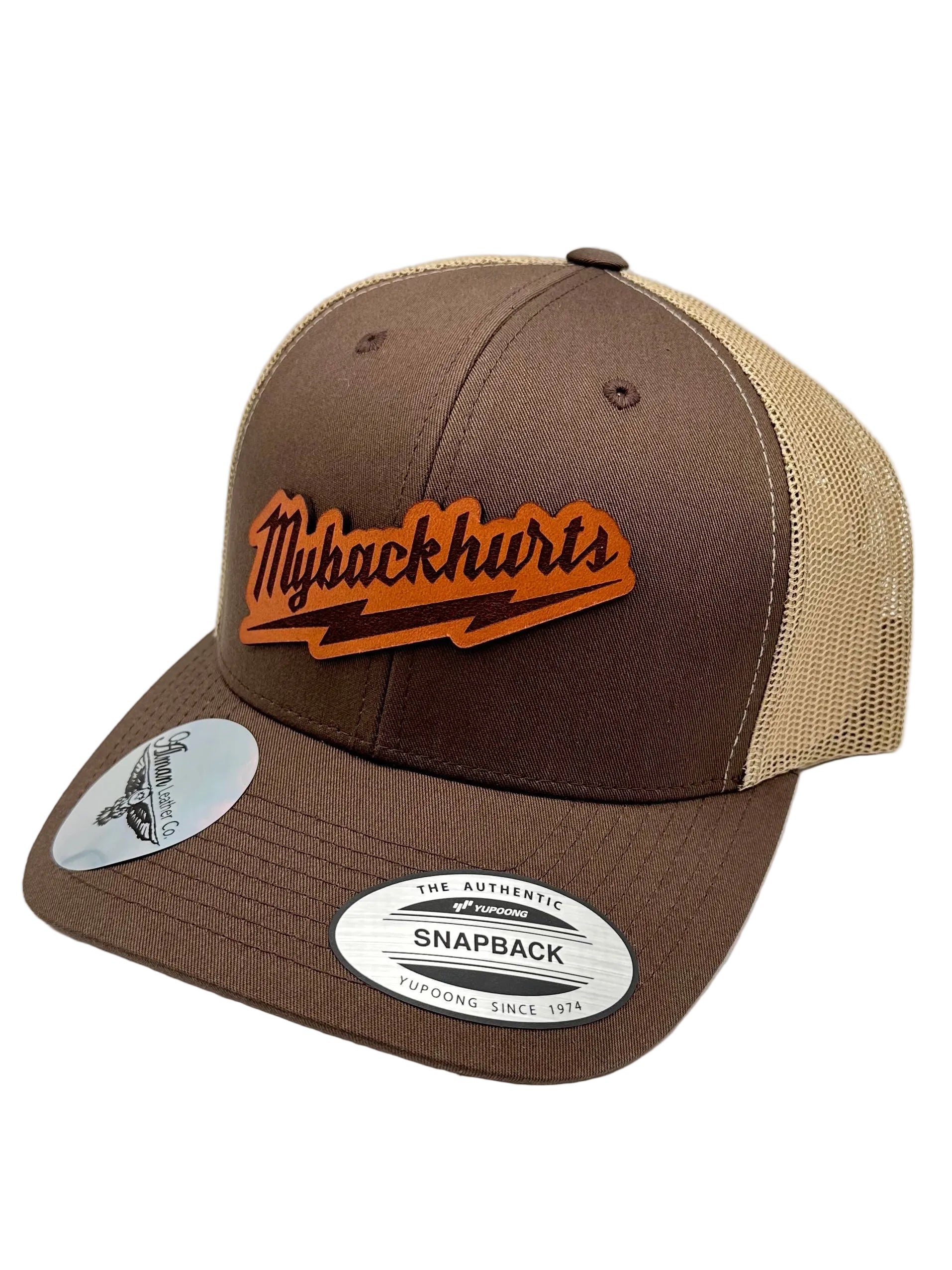 "My Back Hurts" Premium Trucker Hat