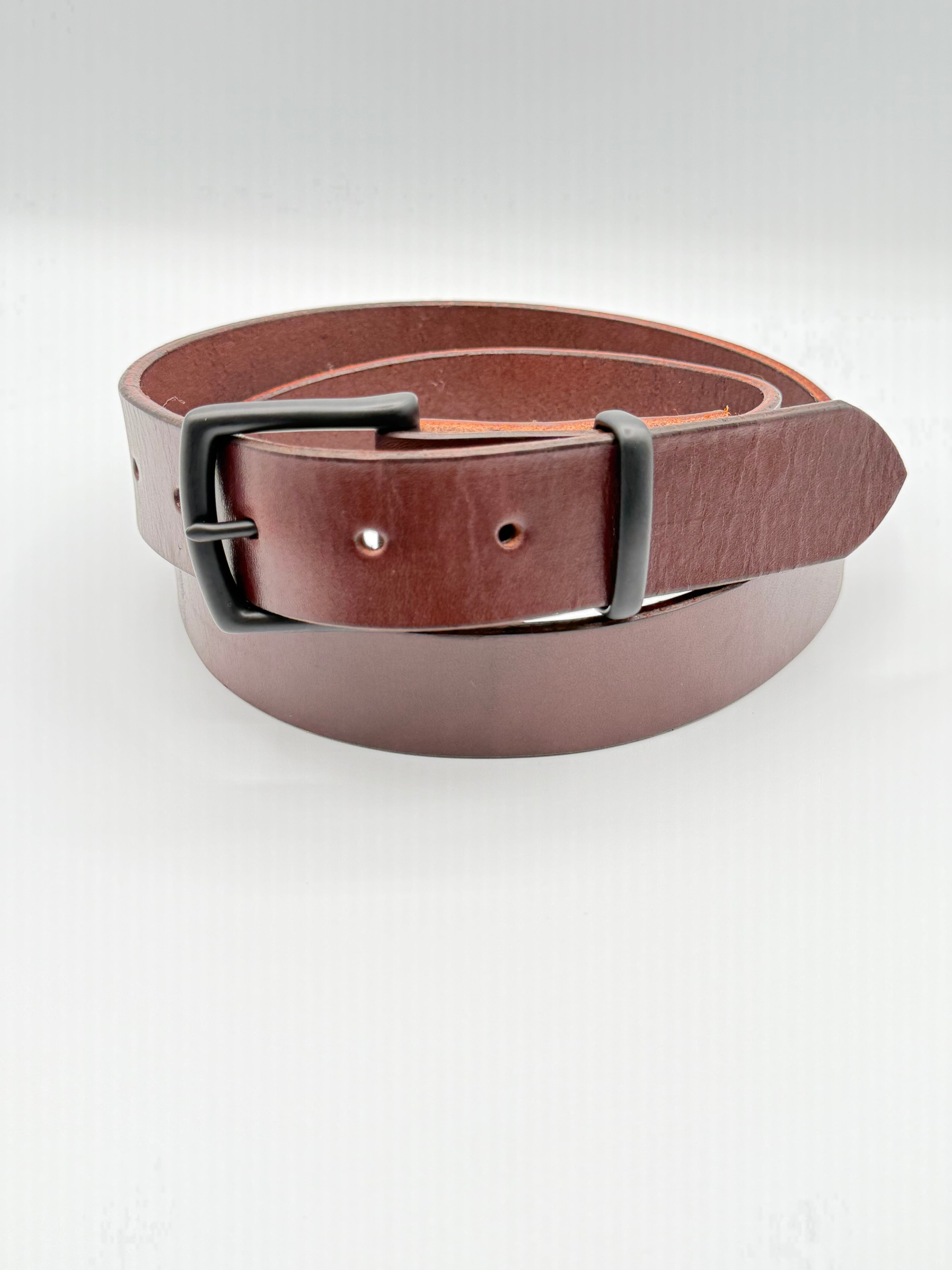 Classic Handcrafted Brown Leather Belt